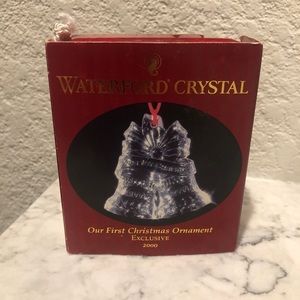 Waterford Our First Christmas Ornament